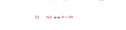水中氢离子反应方程式