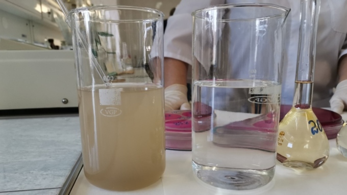 Turbidity standard solution after dilution Turbidity standard solution after dilution