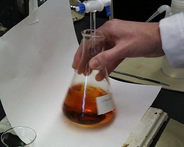 Titration to detect residual chlorine Titration to detect residual chlorine