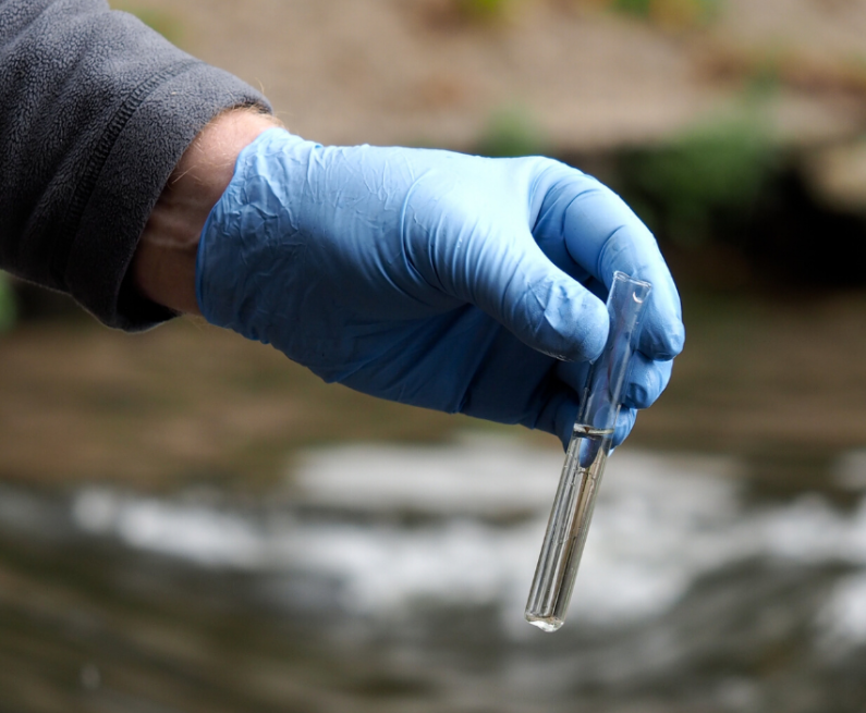 Collection of water samples tested for PCP
