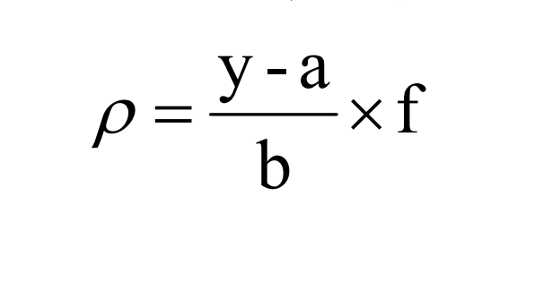Calculation formula of sulfide in water sample
