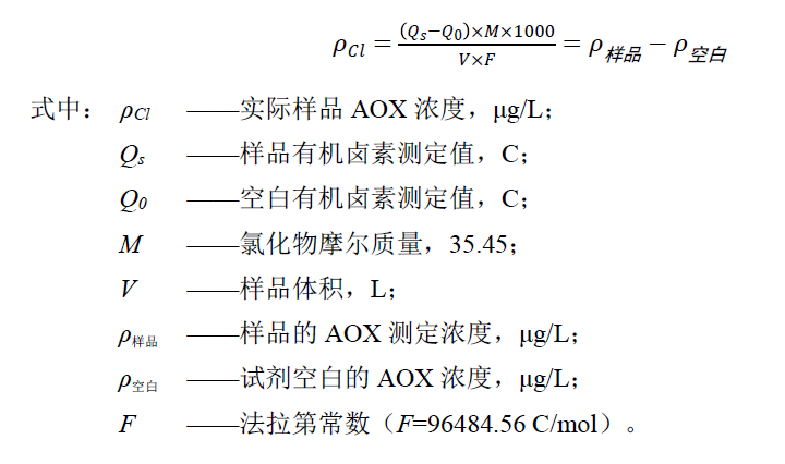 Organic Halogen Calculation Formula