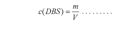 Anionic detergent detection calculation formula