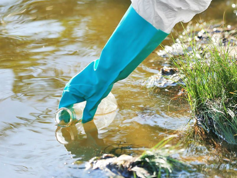 Collect methanol water samples