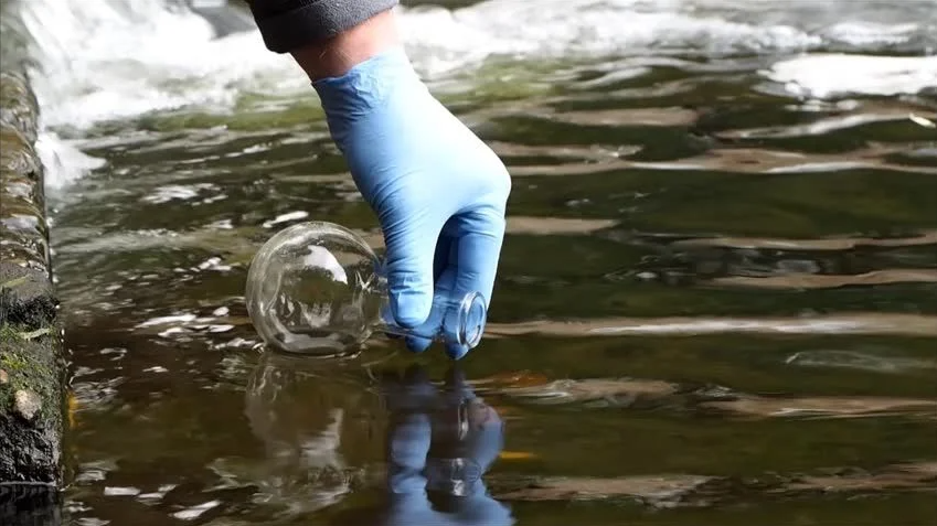 Quantification by external standard method. Collecting halocarbon water samples from rivers Reagents required for detection