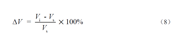 COD voltage influence test calculation formula